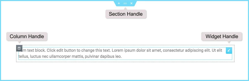 section-handle